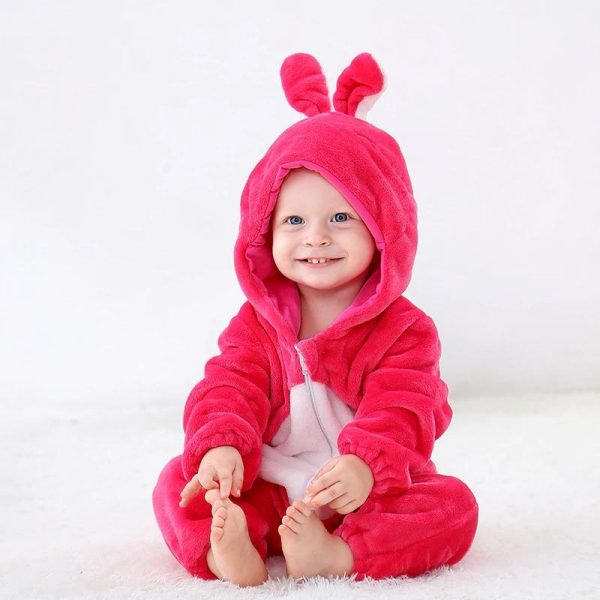 Kigurumi Onesie Baby Rood konijn